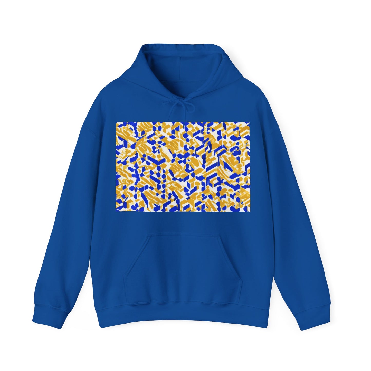 boostlete-rise-grind-pattern-sprint-isometric-0319 — Unisex Heavy Blend Hooded Sweatshirt (Gildan)