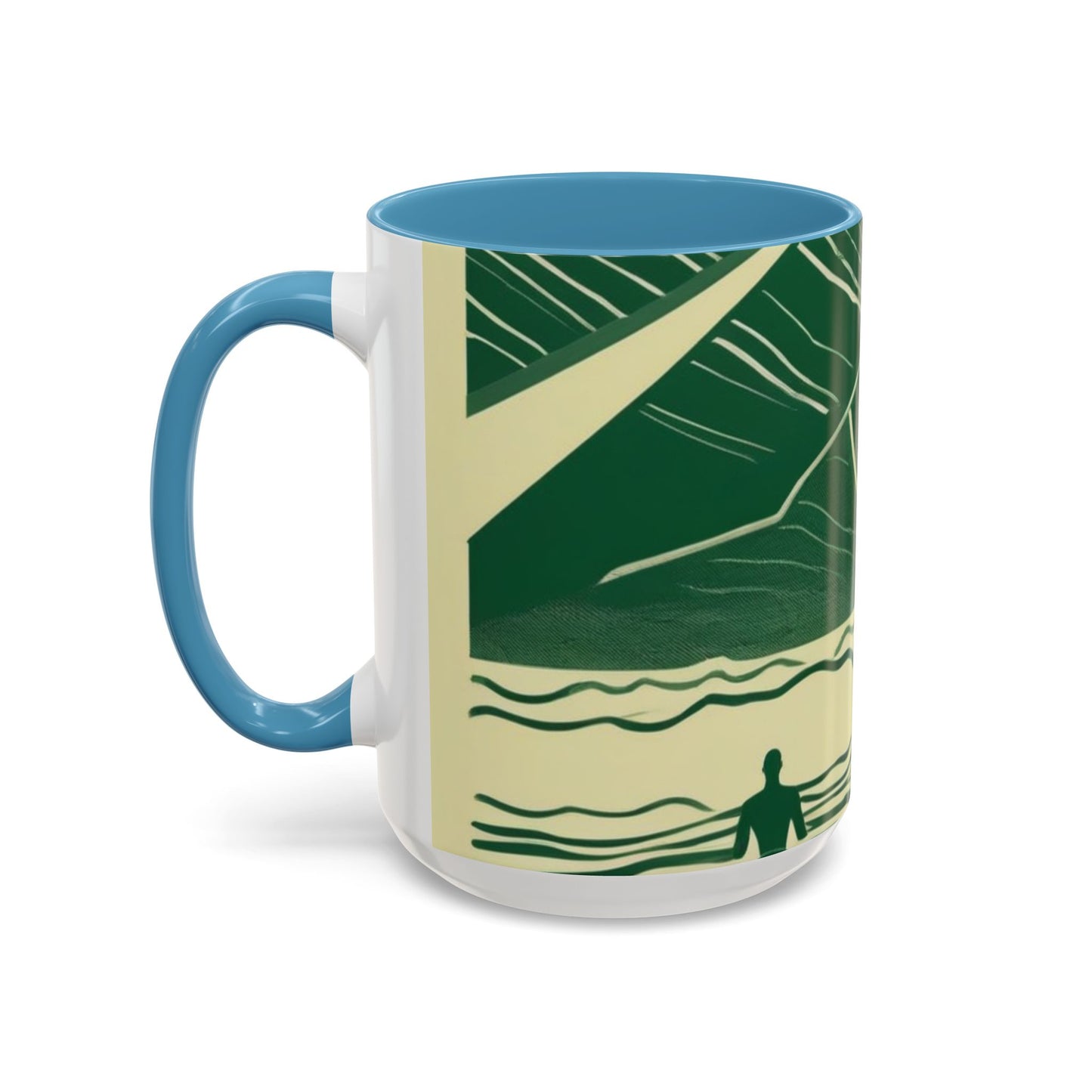 boostlete-mile-by-mile-icon-swimmer-motion-isometric-0078 — Accent Mug 11oz/15oz