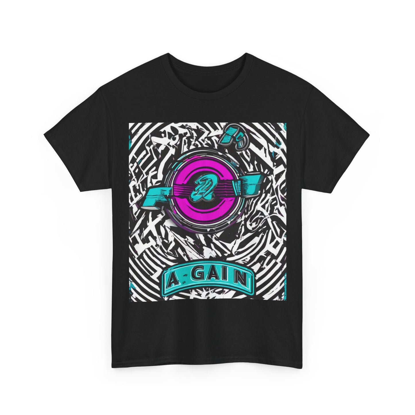 boostlete-boost-mode-type-again-badge-monoline-0293 — Unisex Heavy Cotton Tee (Gildan 5000)