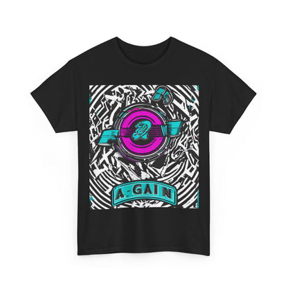 boostlete-boost-mode-type-again-badge-monoline-0293 — Unisex Heavy Cotton Tee (Gildan 5000)