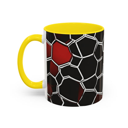 boostlete-quiet-power-pattern-hex-vector-0039 — Accent Mug 11/15oz