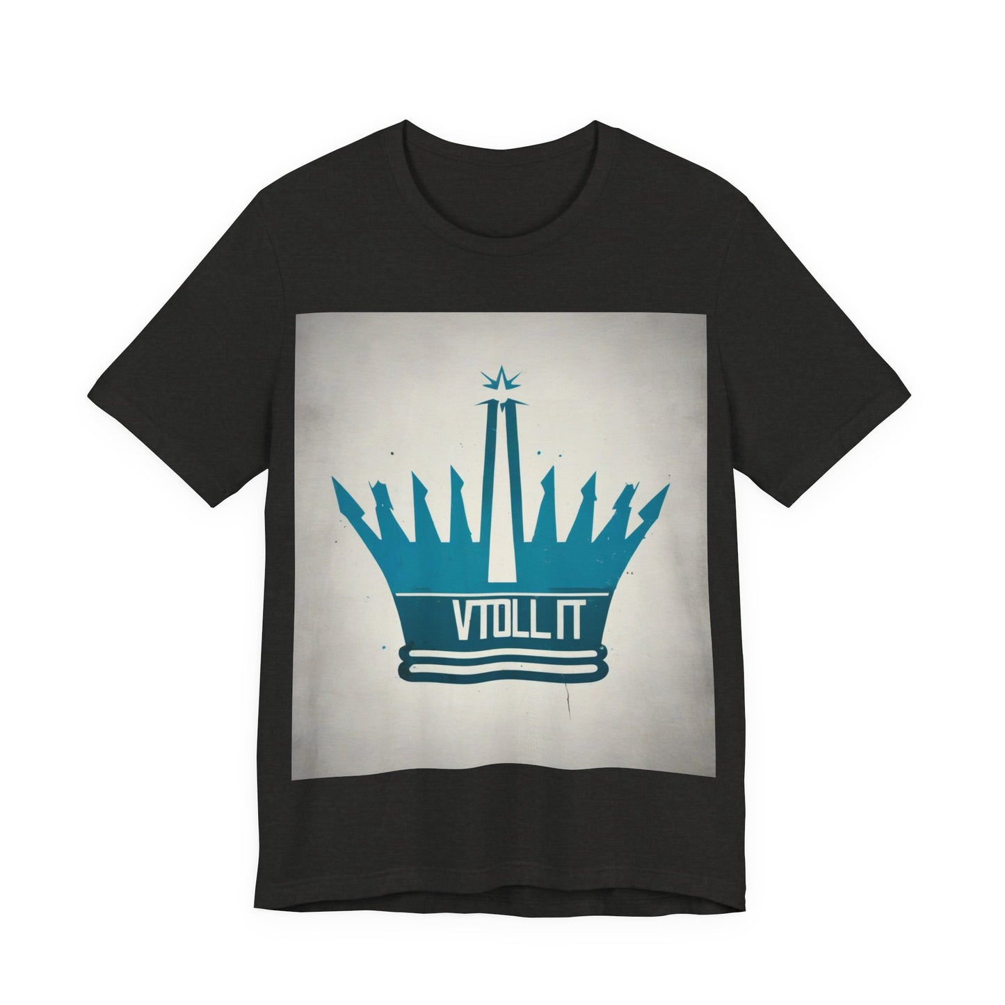 boostlete-am-crew-icon-crown-matte-industrial-0058 — Unisex Jersey Short Sleeve (B+C 3001)