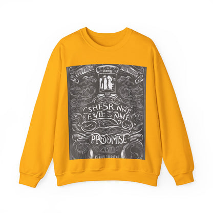 boostlete-boost-mode-type-keep-the-promise-big-monoline-0049 — Unisex Heavy Blend Crewneck Sweatshirt (Gildan)