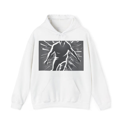 boostlete-iron-intent-scene-sprinter-soft-athletic-0108 — Unisex Heavy Blend Hooded Sweatshirt (Gildan)