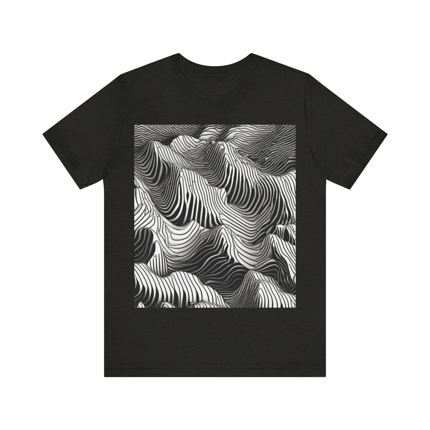 boostlete-field-day-pattern-topographic-isometric-0211 — Unisex Jersey Short Sleeve (B+C 3001)