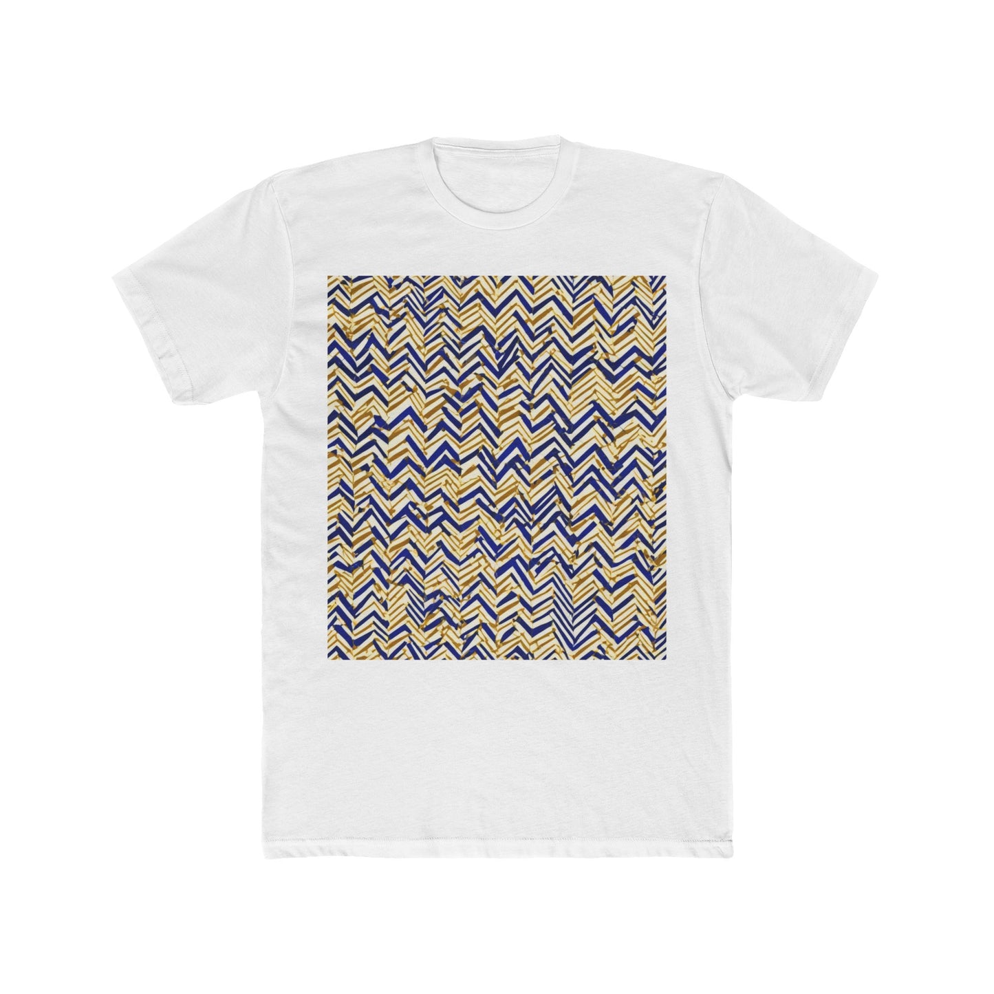 boostlete-boost-mode-pattern-ekg-line-art-0091 — Unisex Cotton Crew Tee (NL 3600)