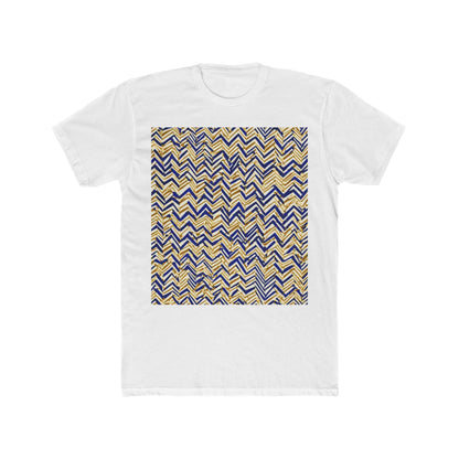 boostlete-boost-mode-pattern-ekg-line-art-0091 — Unisex Cotton Crew Tee (NL 3600)