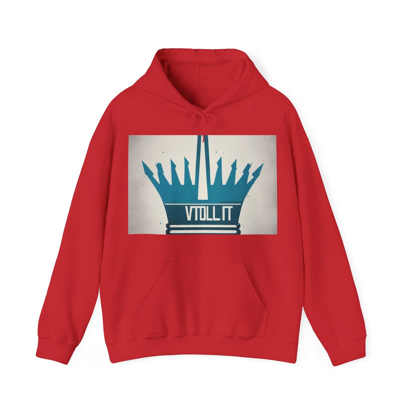 boostlete-am-crew-icon-crown-matte-industrial-0058 — Unisex Heavy Blend Hooded Sweatshirt (Gildan)