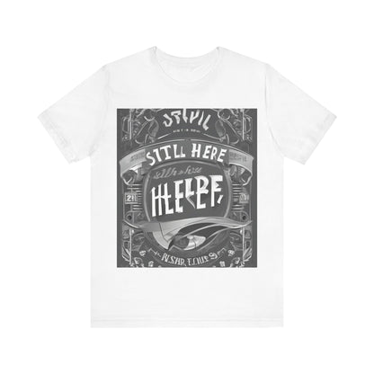 boostlete-recovery-progress-type-still-here-banner-paper-0201 — Unisex Jersey Short Sleeve (B+C 3001)