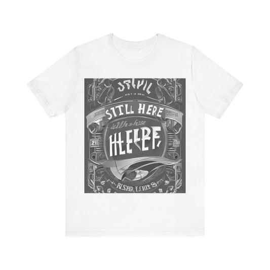 boostlete-recovery-progress-type-still-here-banner-paper-0201 — Unisex Jersey Short Sleeve (B+C 3001)