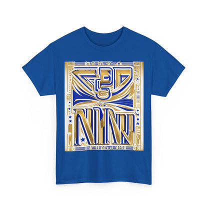 boostlete-boost-mode-type-earned-not-given-outline-over-solid-line-art-0005 — Unisex Heavy Cotton Tee (Gildan 5000)