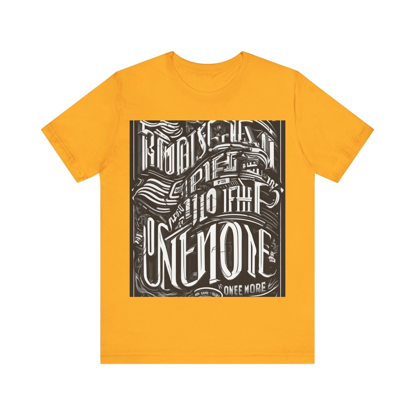 boostlete-mile-by-mile-type-one-more-split-line-art-0001 — Unisex Jersey Short Sleeve (B+C 3001)