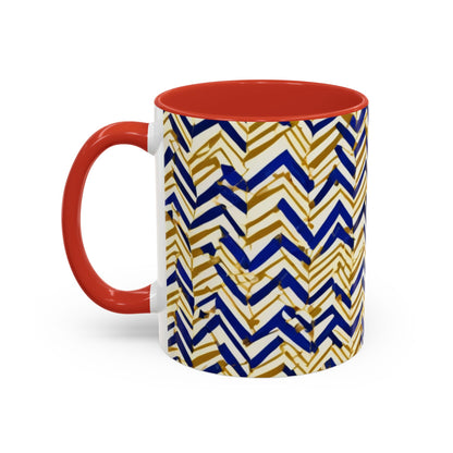 boostlete-boost-mode-pattern-ekg-line-art-0091 — Accent Mug 11oz/15oz