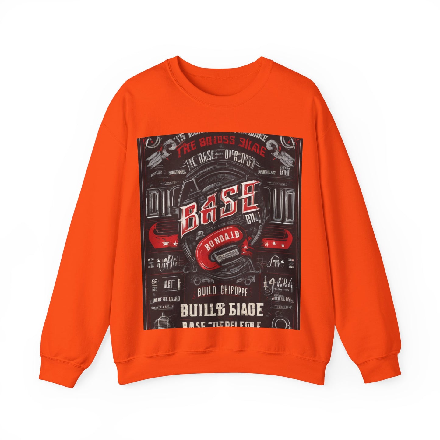 boostlete-boost-mode-type-build-the-base-micro-industrial-0785 — Unisex Heavy Blend Crewneck (G18000)