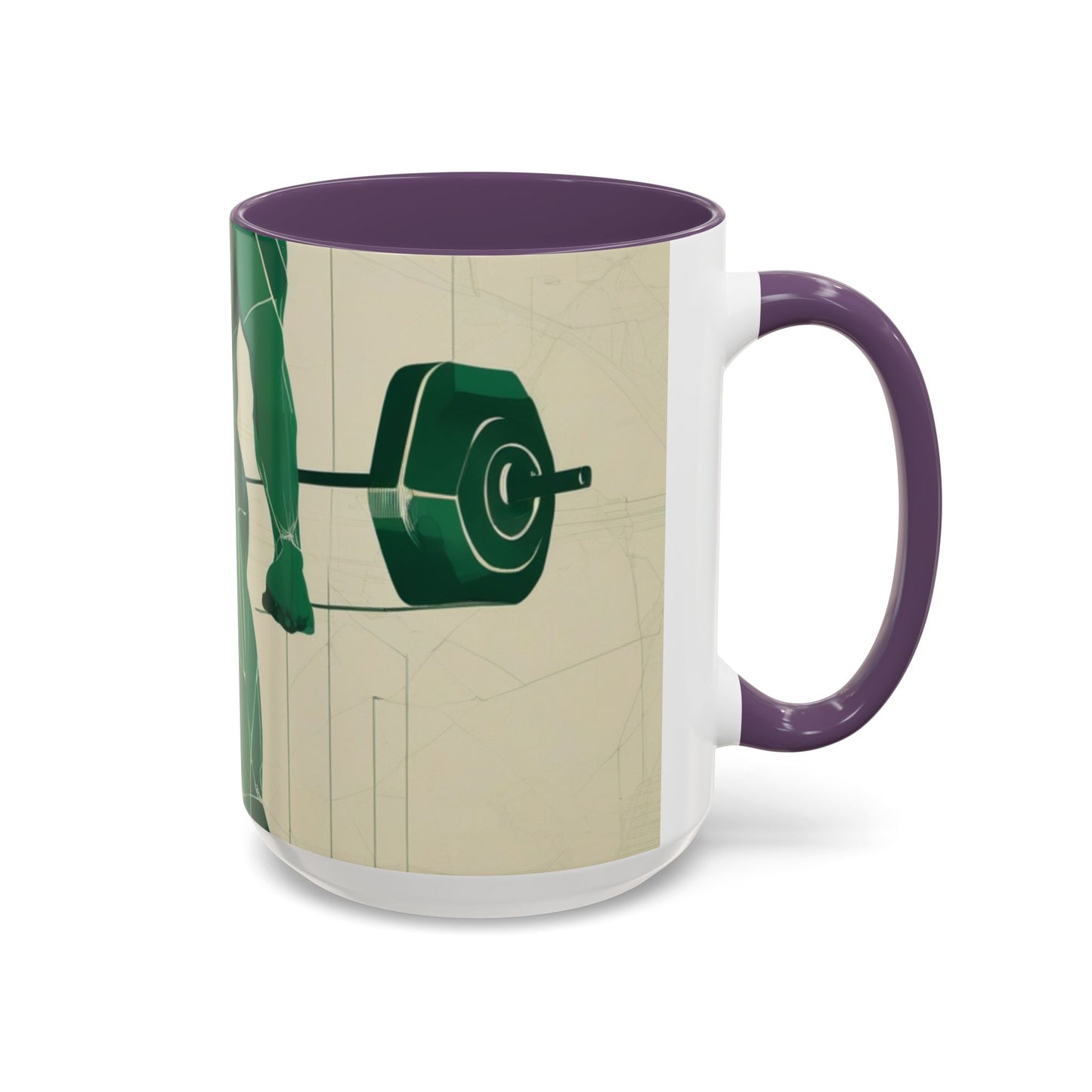 boostlete-boost-mode-scene-deadlift-glitch-blueprint-0044 — Accent Mug 11oz/15oz