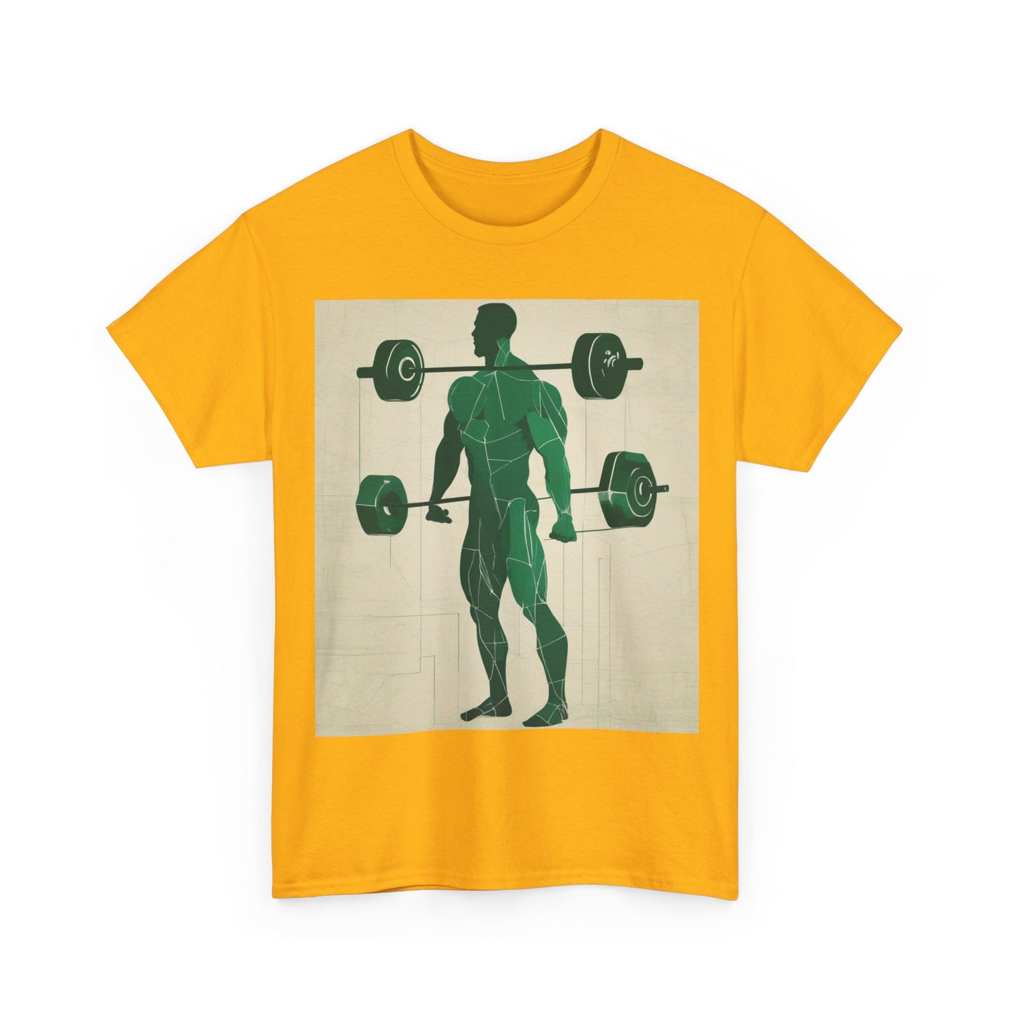 boostlete-boost-mode-scene-deadlift-glitch-blueprint-0044 — Unisex Heavy Cotton Tee (Gildan 5000)