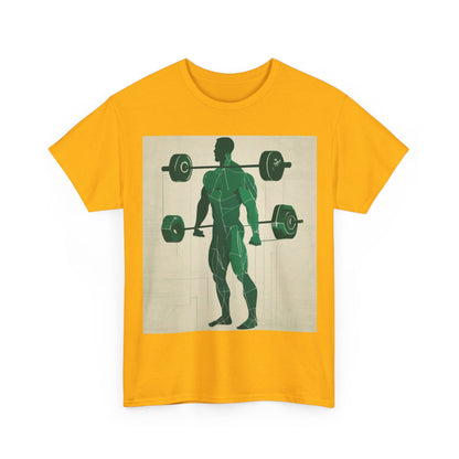 boostlete-boost-mode-scene-deadlift-glitch-blueprint-0044 — Unisex Heavy Cotton Tee (Gildan 5000)