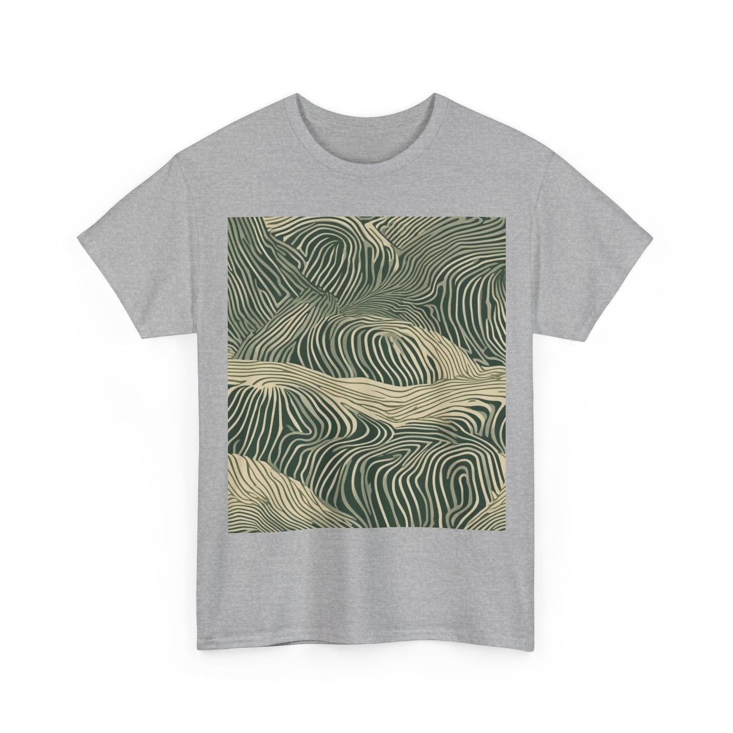 boostlete-rise-grind-pattern-topographic-modern-0403 — Unisex Heavy Cotton Tee (Gildan 5000)