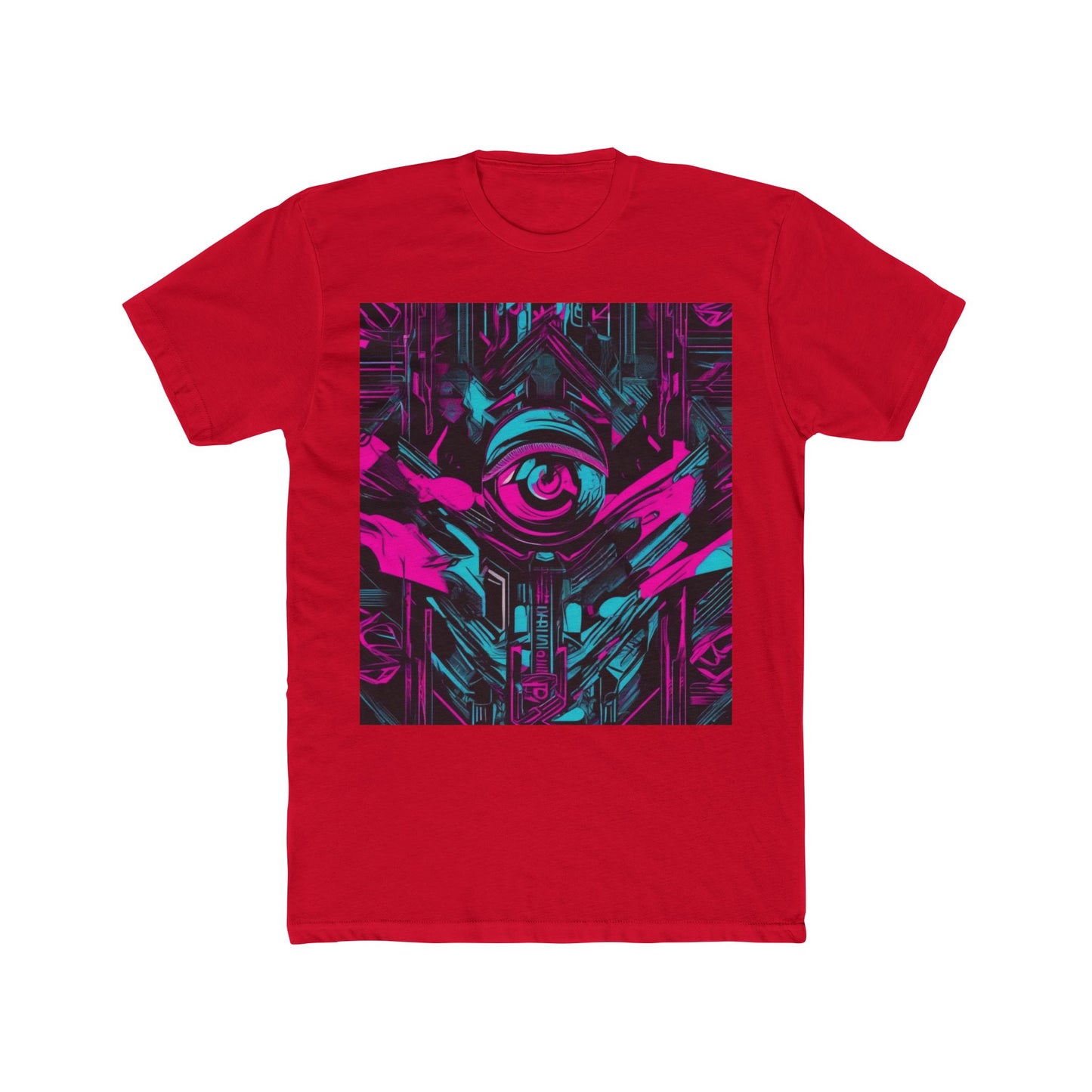 boostlete-iron-intent-type-eyes-up-forward-big-line-art-0065 — Unisex Cotton Crew Tee (NL 3600)