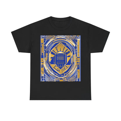 boostlete-mile-by-mile-icon-battery-motion-monoline-0002 — Unisex Heavy Cotton Tee (Gildan 5000)