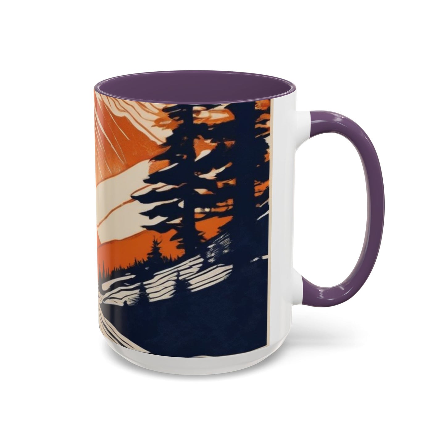 boostlete-iron-intent-scene-trail-glitch-badge-0100 — Accent Mug 11oz/15oz