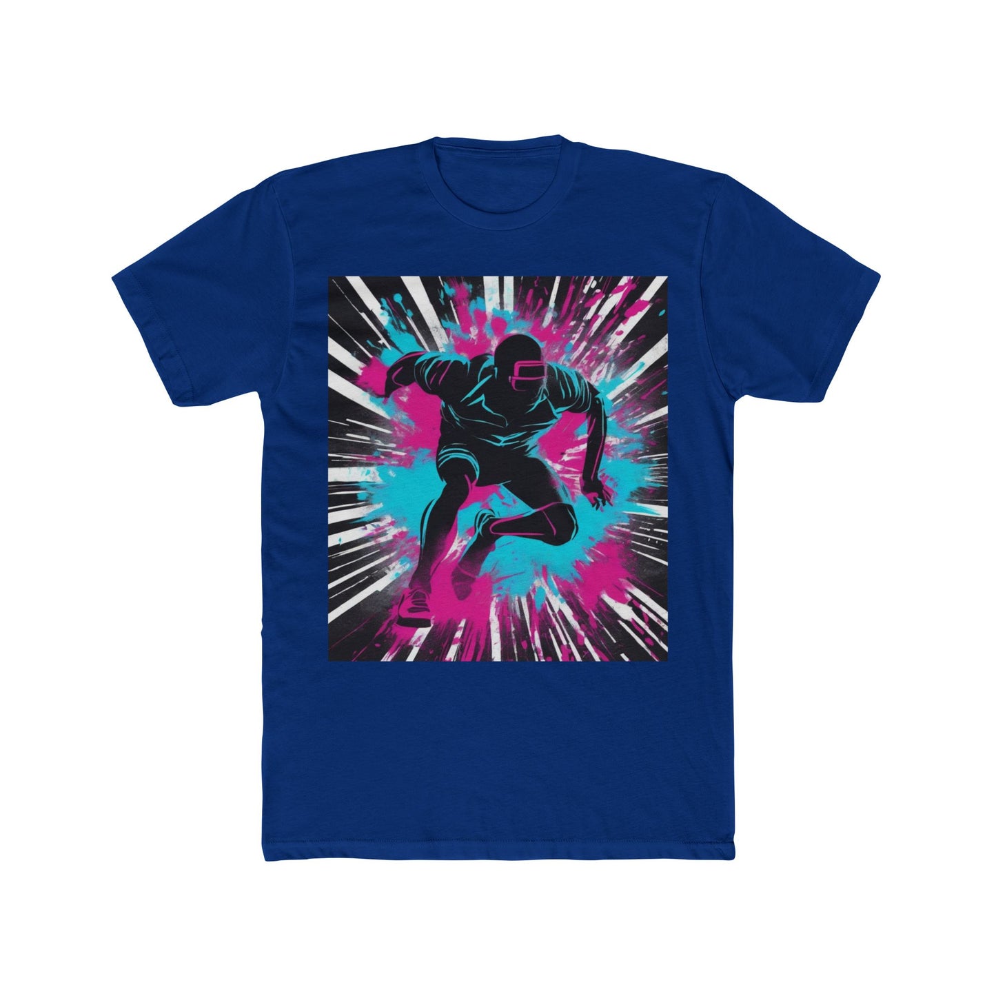 boostlete-recovery-progress-scene-sprinter-chalk-bold-0220 — Unisex Cotton Crew Tee (NL 3600)