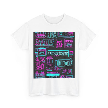 boostlete-rise-grind-type-battery-100-effort-split-blueprint-0205 — Unisex Heavy Cotton Tee (Gildan 5000)