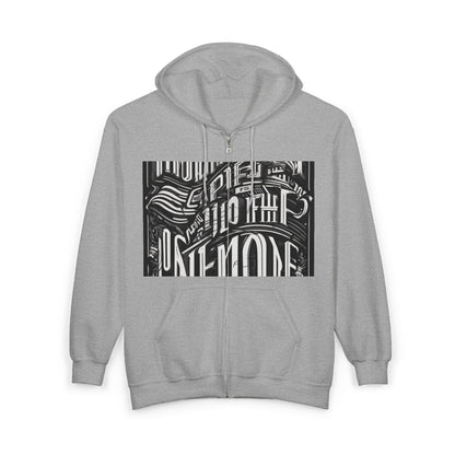 boostlete-mile-by-mile-type-one-more-split-line-art-0001 — Unisex Heavy Blend Full-Zip Hooded Sweatshirt