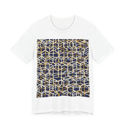 boostlete-am-crew-pattern-hex-industrial-0131 — Unisex Jersey Short Sleeve (B+C 3001)