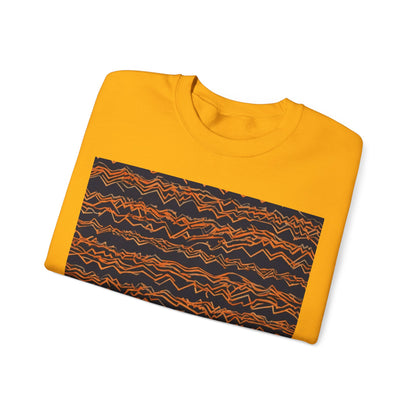 boostlete-field-day-pattern-ekg-bold-0135 — Unisex Heavy Blend Crewneck Sweatshirt (Gildan)