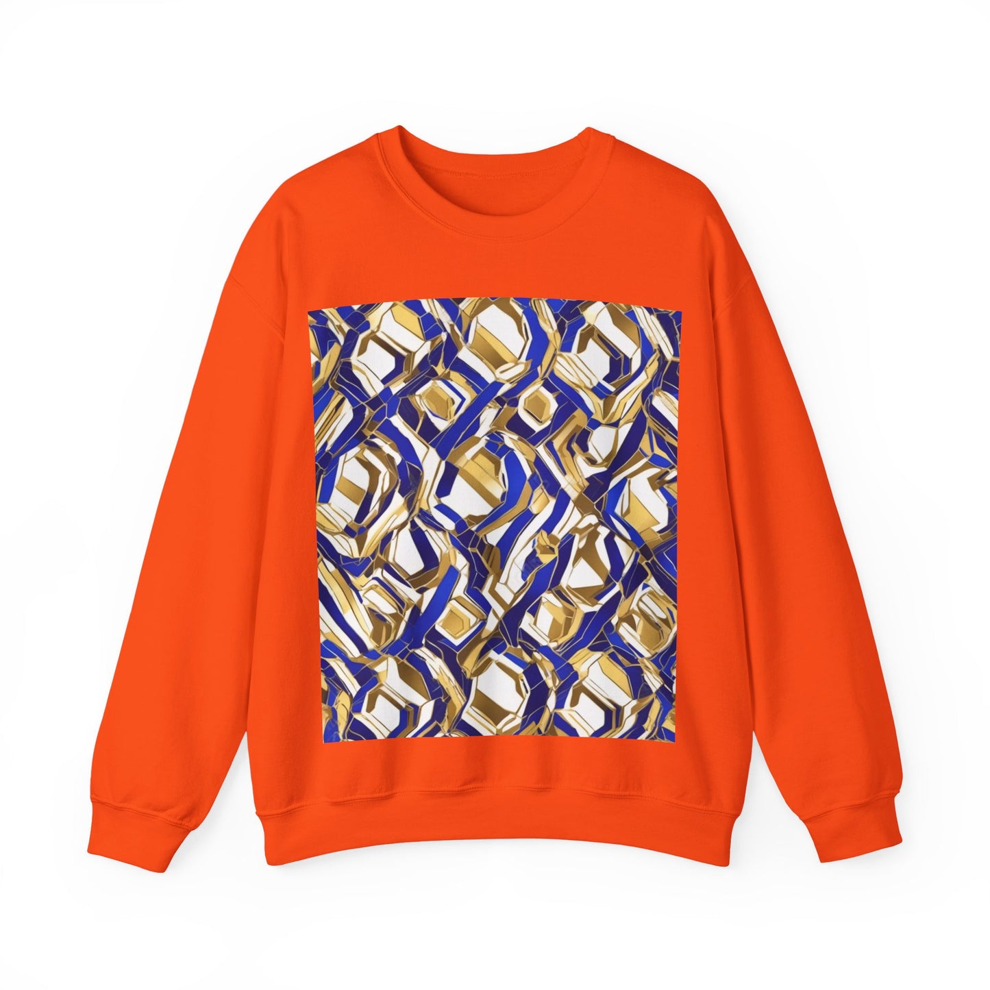 boostlete-boost-mode-pattern-hex-athletic-0611 — Unisex Heavy Blend Crewneck (G18000)
