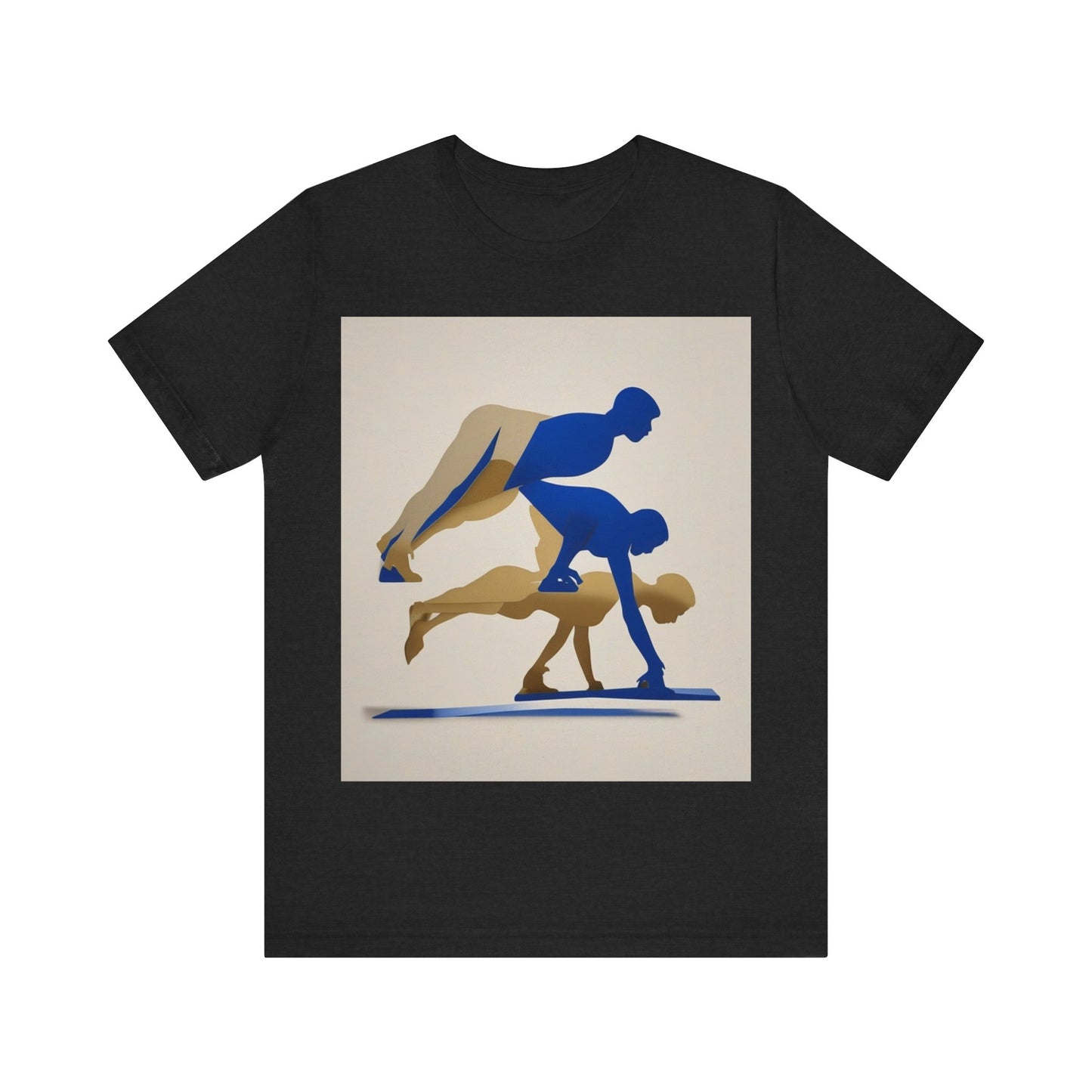 boostlete-mile-by-mile-scene-push-up-duotone-paper-0040 — Unisex Jersey Short Sleeve (B+C 3001)