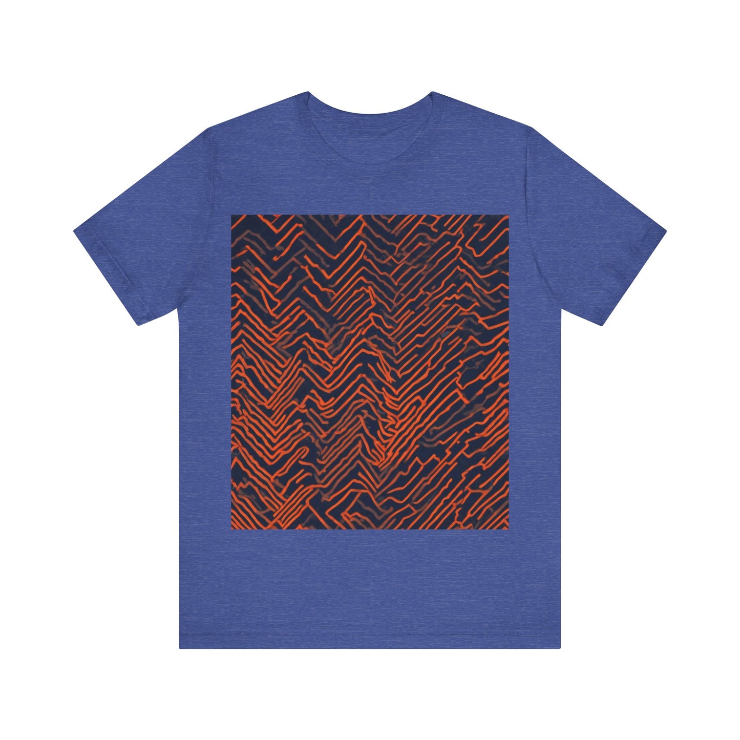 boostlete-field-day-pattern-ekg-modern-0087 — Unisex Jersey Short Sleeve (B+C 3001)