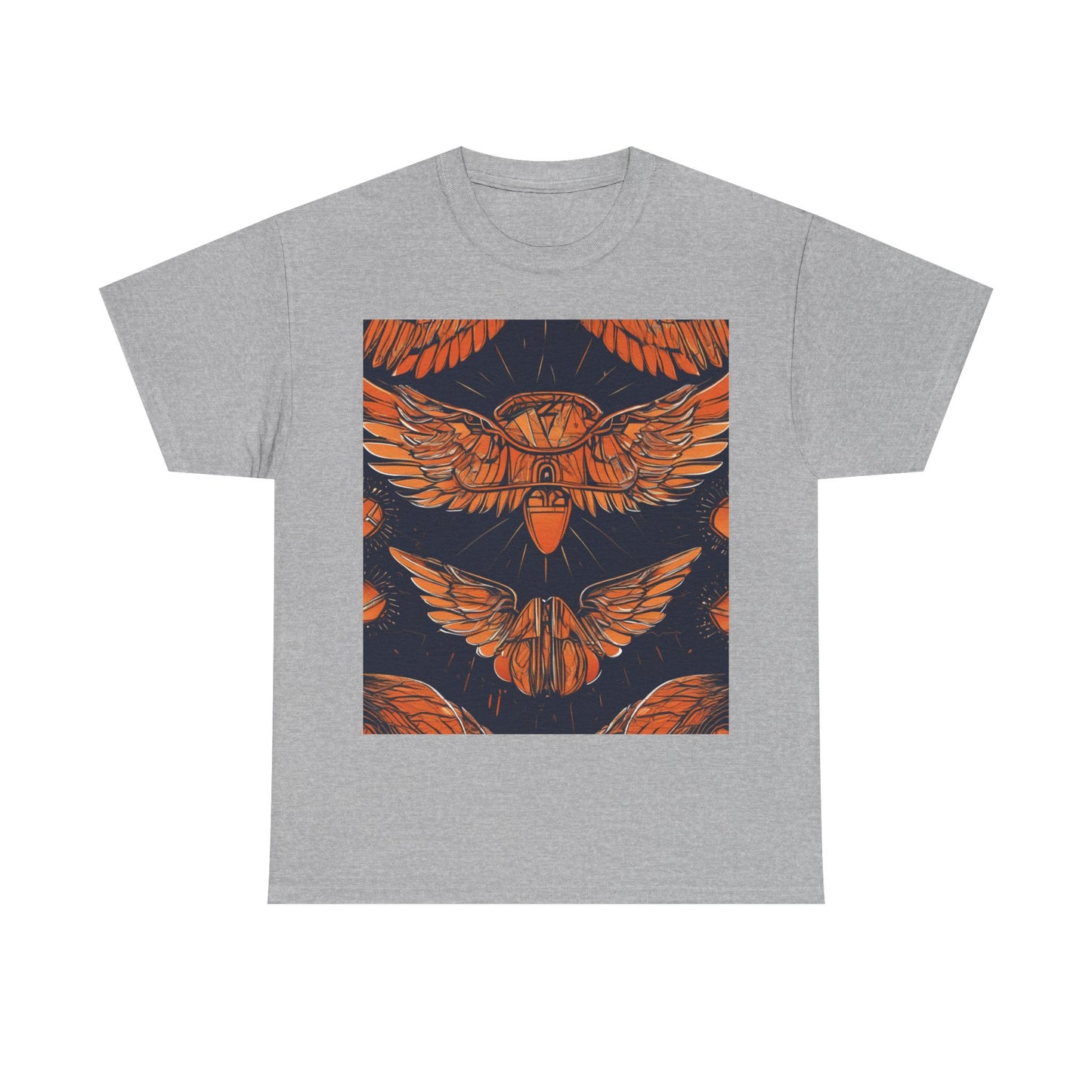 boostlete-field-day-icon-wings-soft-geometric-0298 — Unisex Heavy Cotton Tee (Gildan 5000)