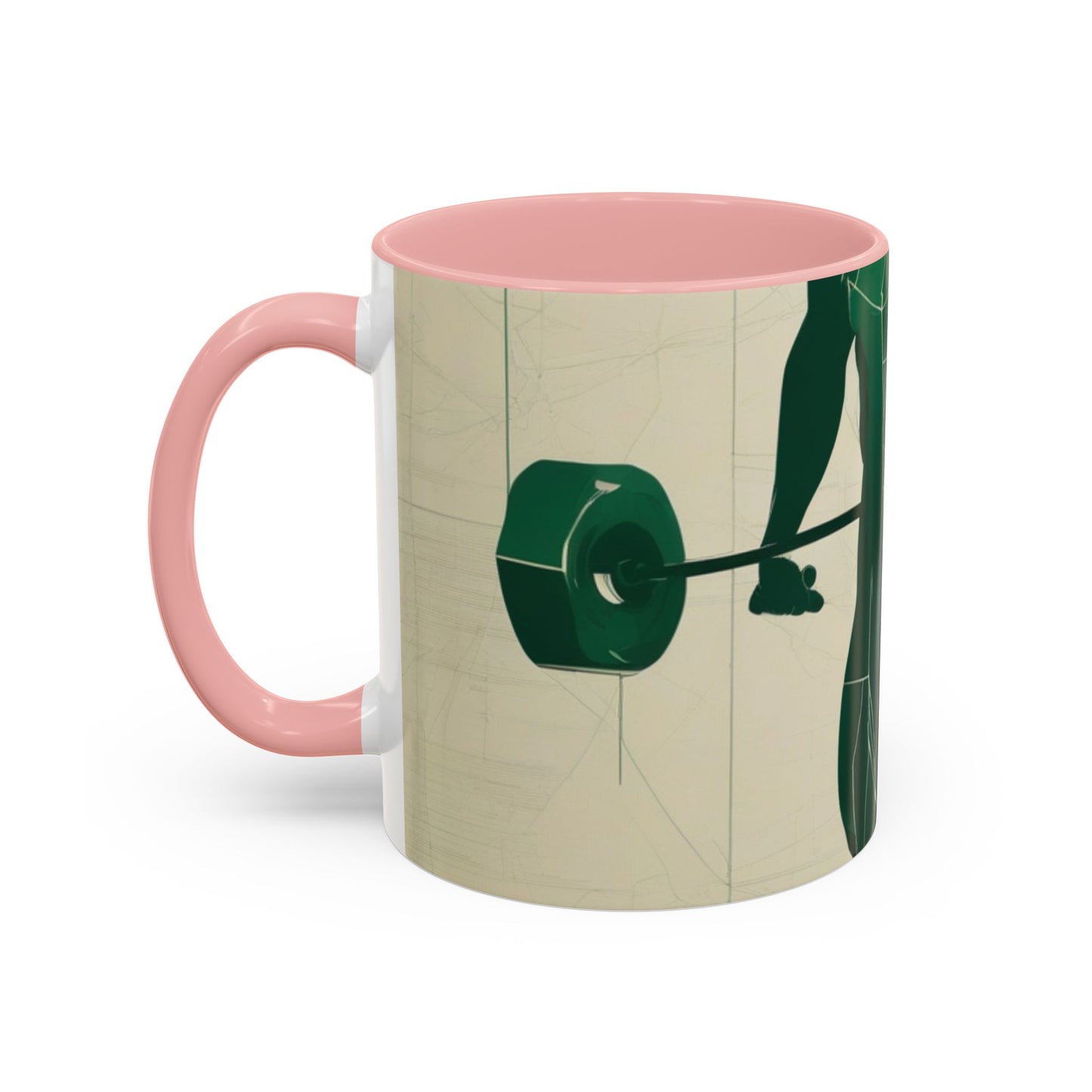 boostlete-boost-mode-scene-deadlift-glitch-blueprint-0044 — Accent Mug 11oz/15oz