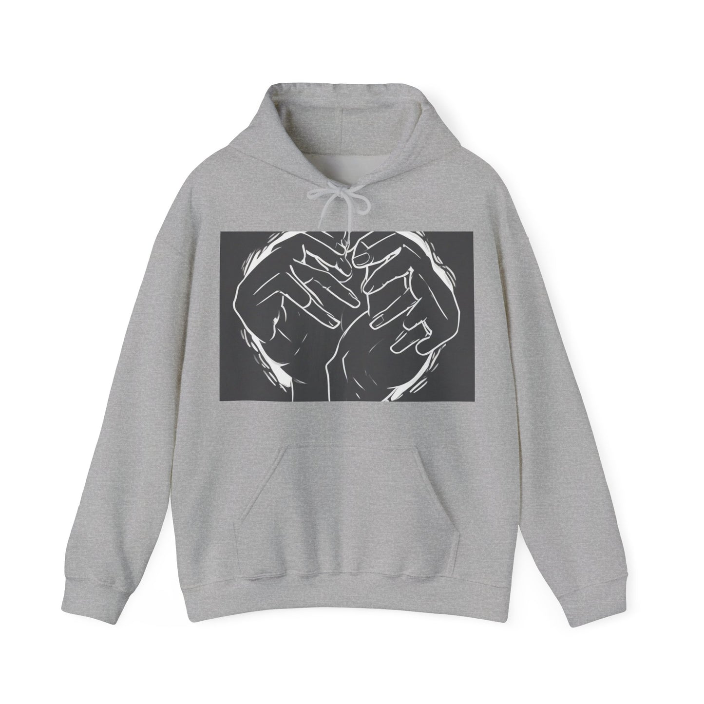 boostlete-am-crew-scene-athlete-high-modern-0308 — Unisex Heavy Blend Hooded Sweatshirt (Gildan)