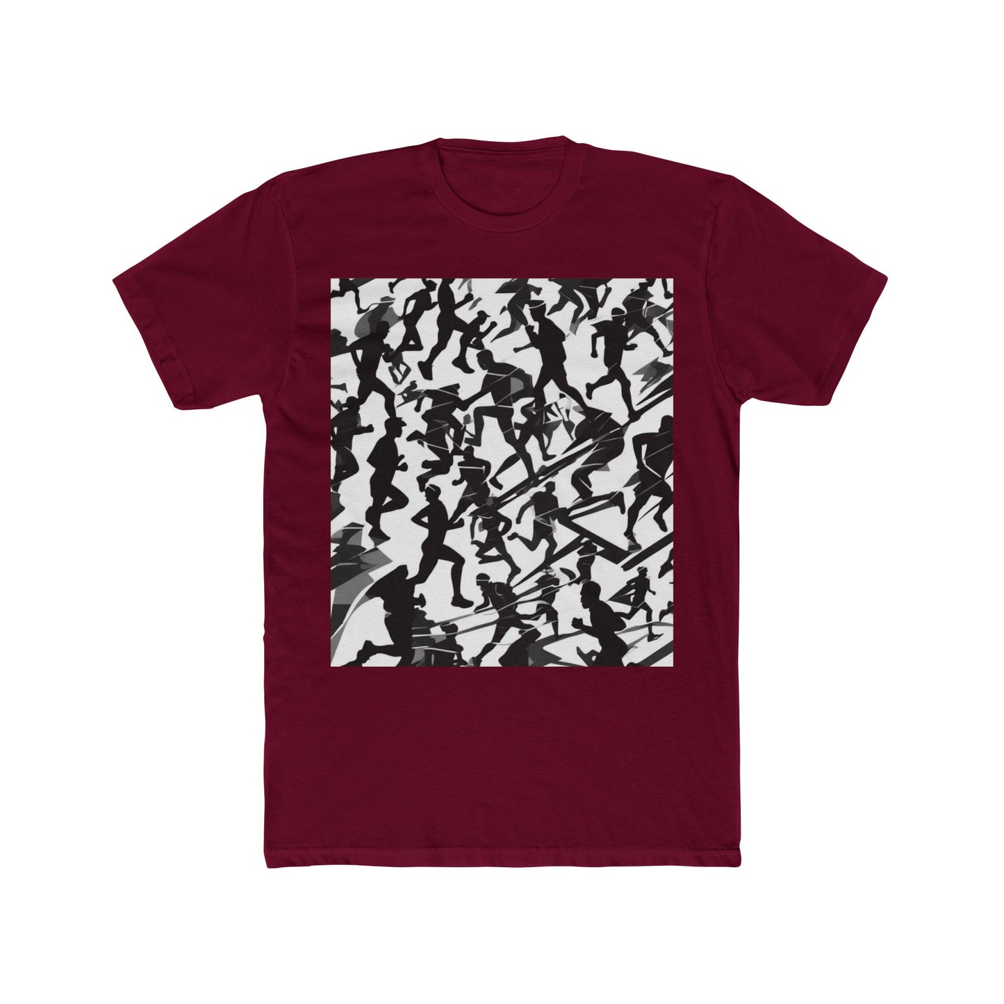 boostlete-field-day-scene-marathoner-motion-paper-0156 — Unisex Cotton Crew Tee (NL 3600)