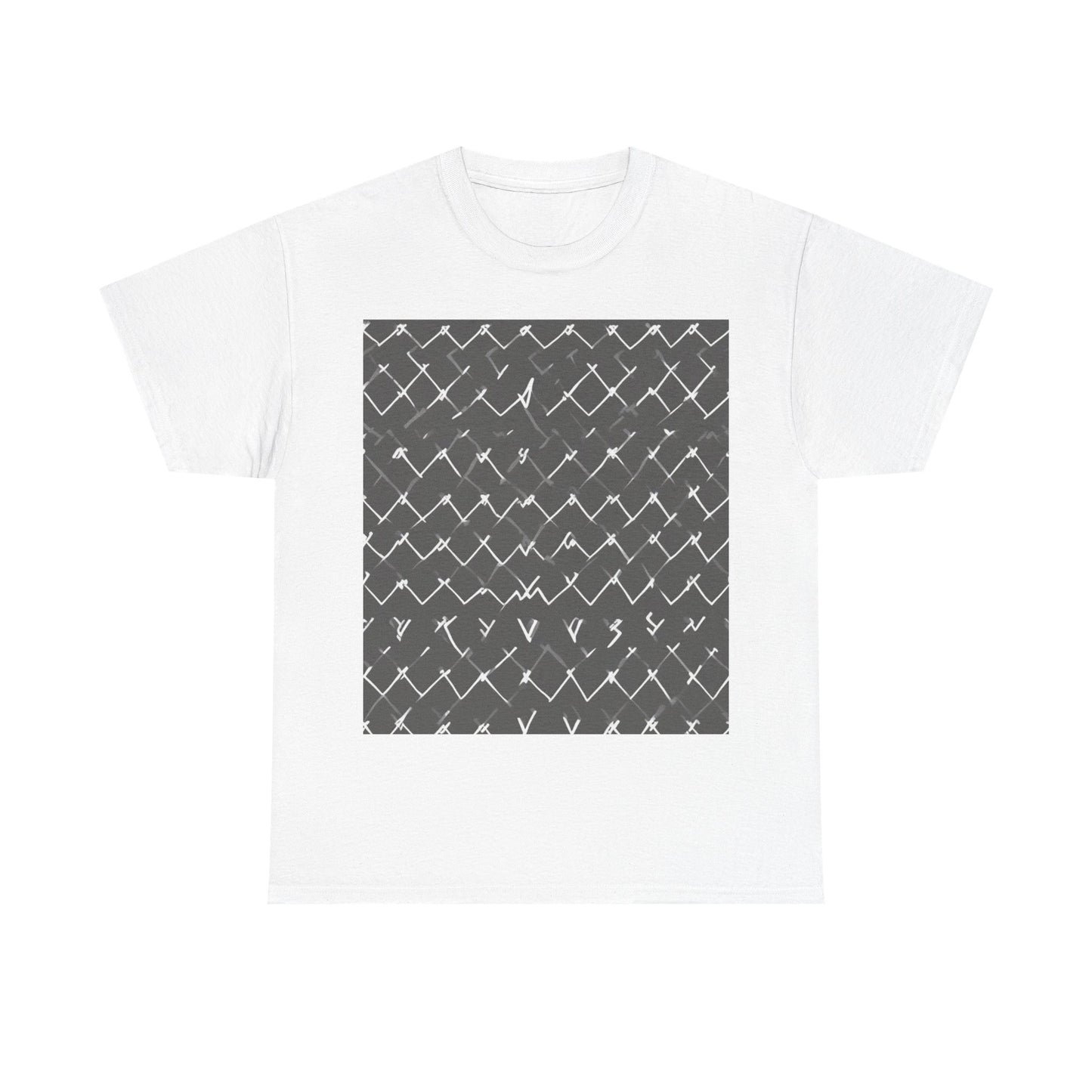 boostlete-am-crew-pattern-ekg-bold-0047 — Unisex Heavy Cotton Tee (Gildan 5000)