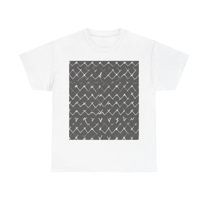 boostlete-am-crew-pattern-ekg-bold-0047 — Unisex Heavy Cotton Tee (Gildan 5000)