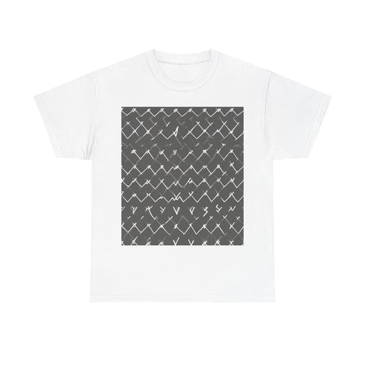 boostlete-am-crew-pattern-ekg-bold-0047 — Unisex Heavy Cotton Tee (Gildan 5000)