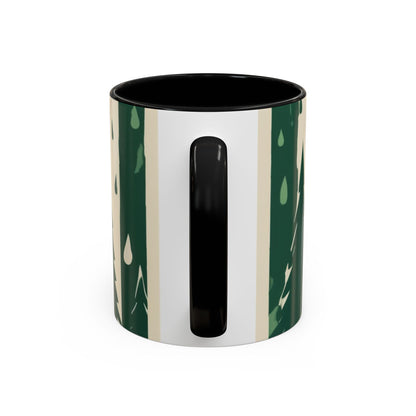 boostlete-quiet-power-icon-water-glitch-retro-0186 — Accent Mug 11/15oz