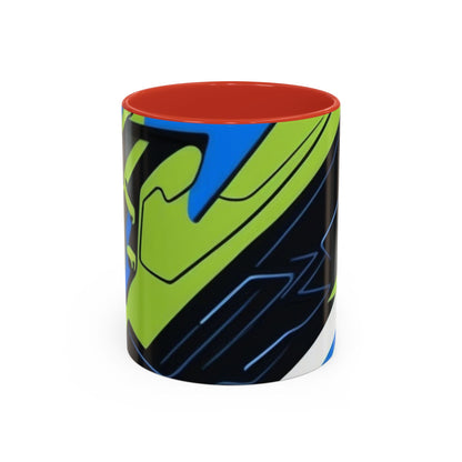 boostlete-quiet-power-icon-sneaker-duotone-paper-0066 — Accent Mug 11oz/15oz