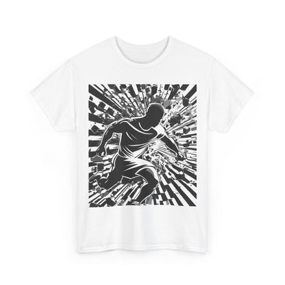 boostlete-field-day-scene-sprinter-halftone-athletic-0248 — Unisex Heavy Cotton Tee (Gildan 5000)