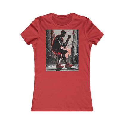 boostlete-am-crew-scene-runner-high-retro-0268 — Women's Favorite Tee (B+C 6004)