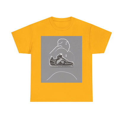 boostlete-boost-mode-icon-sneaker-offset-vector-0166 — Unisex Heavy Cotton Tee (Gildan 5000)