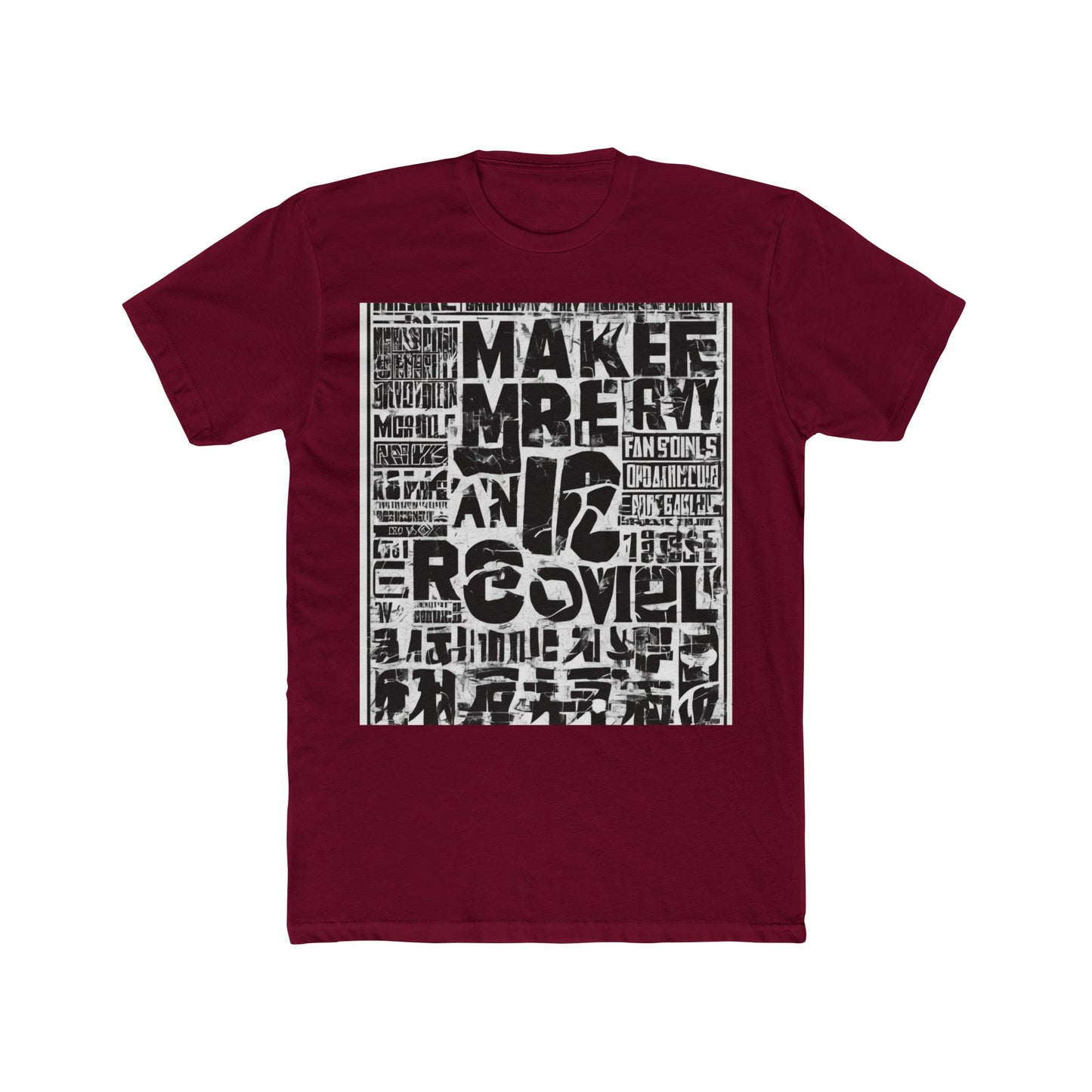boostlete-iron-intent-type-make-recovery-a-skill-vertical-industrial-0281 — Unisex Cotton Crew Tee (NL 3600)