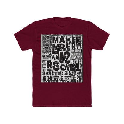 boostlete-iron-intent-type-make-recovery-a-skill-vertical-industrial-0281 — Unisex Cotton Crew Tee (NL 3600)