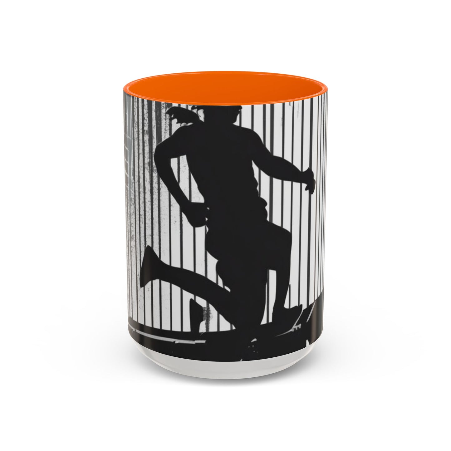 boostlete-am-crew-scene-hurdler-halftone-badge-0956 — Accent Mug 11/15oz