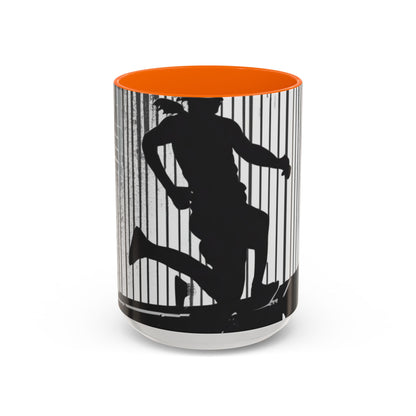 boostlete-am-crew-scene-hurdler-halftone-badge-0956 — Accent Mug 11/15oz