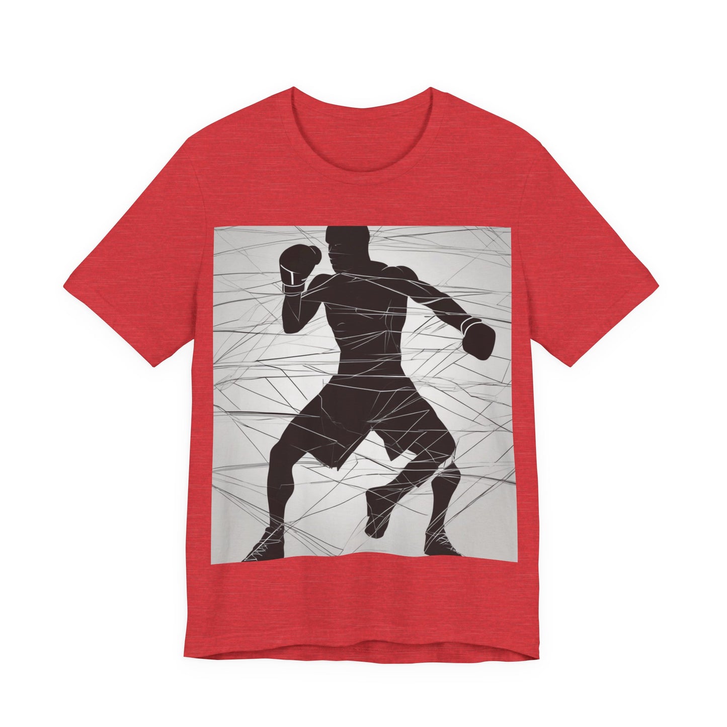 boostlete-mile-by-mile-scene-boxer-motion-geometric-0028 — Unisex Jersey Short Sleeve (B+C 3001)